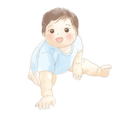 8 Months Reaching While Sitting