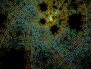 Imaginatory fractal abstract background Image