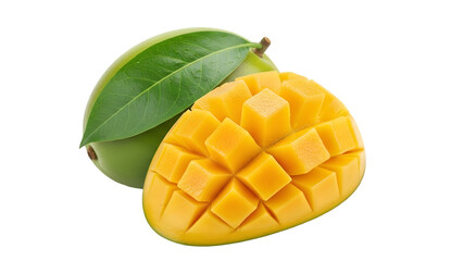 mango fruit isolated on white