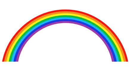 Fototapeta premium A Vibrant Rainbow Arching Across the Sky