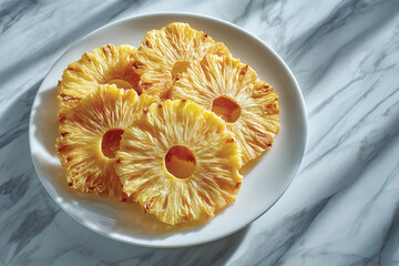 Dehydrated Pineapple Chips &ndash; Dried Tropical Fruit Snack