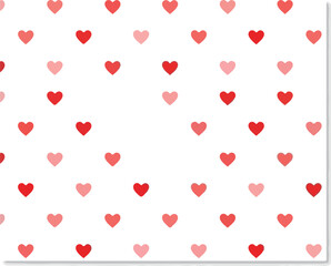 Heartfelt Pattern Seamless Design of Love and Affection for Celebrations