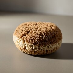 Natural Sea Sponge Exhibiting Organic Texture and Porous Qualities