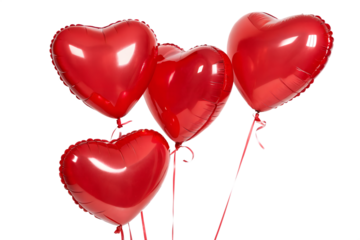 Vibrant Heart Balloons for Love and Celebration