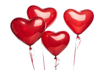 Vibrant Heart Balloons for Love and Celebration