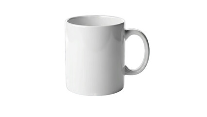 White Coffee Mug Isolated on White Background