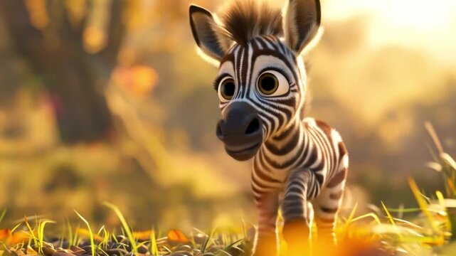 Adorable Baby Zebra With Fluffy striped Videos