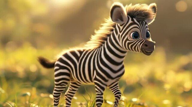 Adorable Baby Zebra With Fluffy striped Videos
