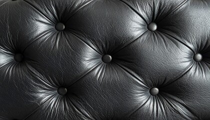 Obraz premium Black Leather Texture.