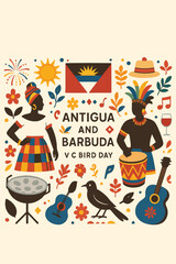 vector illustration of a set of images of a vc culture