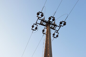 Electric line post three-phase