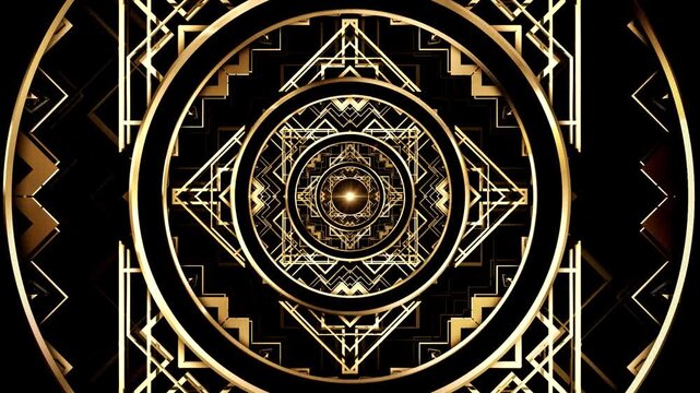 Golden Circle Art Deco