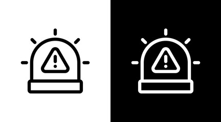 Fototapeta premium Alerting With Icon Set Design