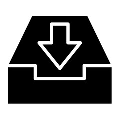 Inbox Glyph Icon