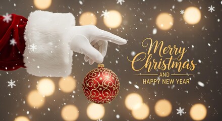 christmas and happy new year greeting cards design ideas