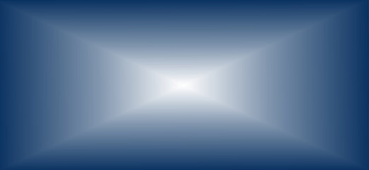Dark Blue Centered Light Pyramid Gradient Abstract Background