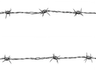 barbed wire frame