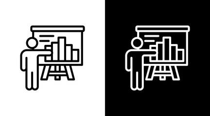 Training Session With Icon Set Design