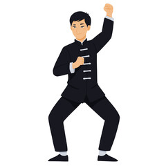 Boy In Traditional Chinese Attire