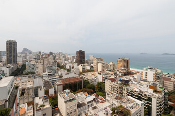View of Ipanema beach in Rio de Janeiro.
