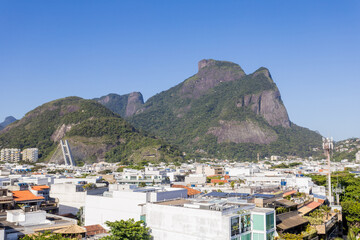 View of Barra da Tijuca in Rio de Janeiro.