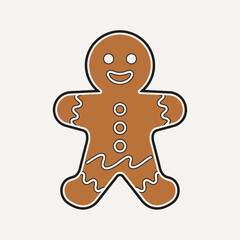 christmas gingerbread man