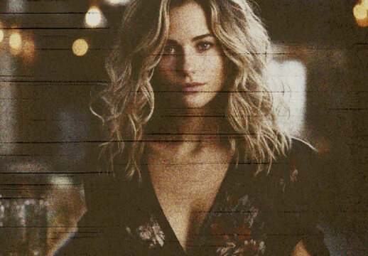 Vintage Grain Noisy Scratch Photo Effect