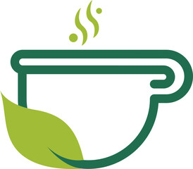 Tea Logo Design Element Set