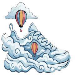 여행과신발의 조화