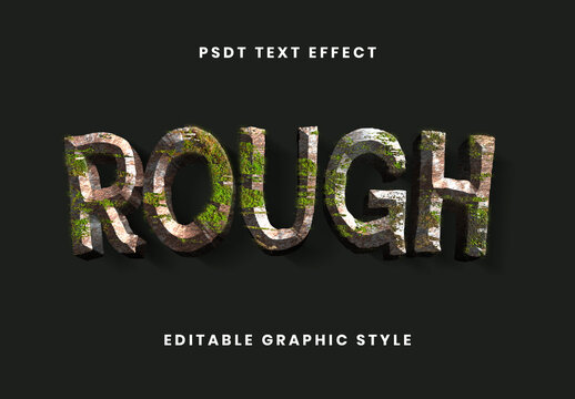 Metallic Moss Text Effect