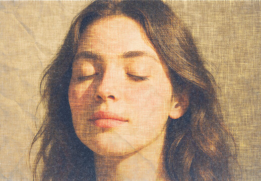 Warm Beige Paper Texture Photo Effect