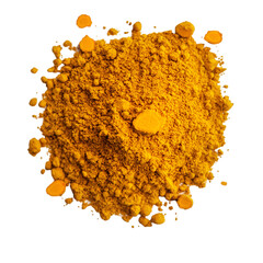 Turmeric Spice Powder on White Background. turmeric powder, turmeric spice, turmeric on white background, ground turmeric, turmeric isolated, yellow spice powder, curry powder turmeric, turmeric seaso