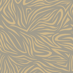 Seamless zebra pattern, animal print.	
