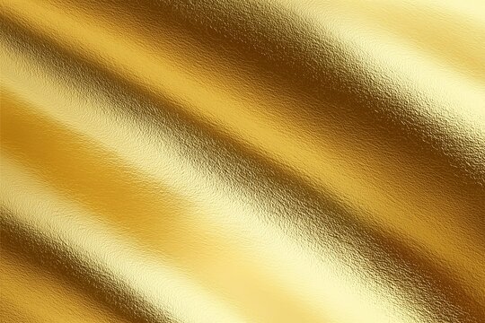 Golden metallic surface with wavy texture and reflective highlights