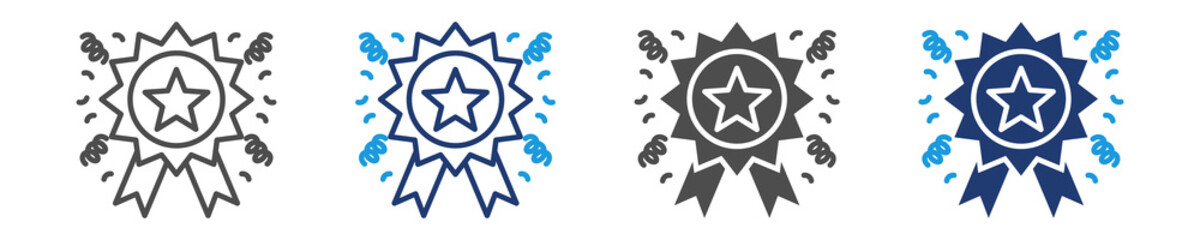 Obraz premium user engagement icon set multiple style