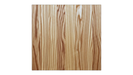 Wooden Board Texture Isolated on White
