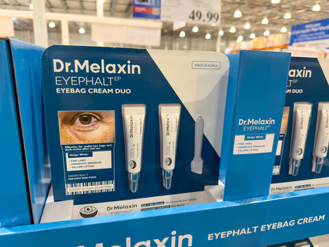 Dr Melaxin Eyephalt Eyebag Cream Duo Display at Costco