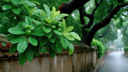 Explore the Beauty of a Majestic Tree Displaying Vibrant Green Leaves in Full Ultra Detailed Hyper Realistic High Resolution