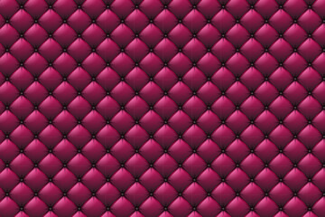 Luxury pink leather upholstery background. Vector illustration.