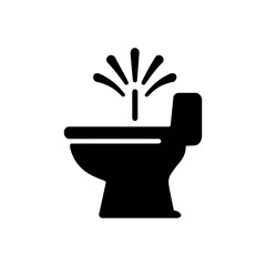 Automatic Toilet Bidet Wash Icon