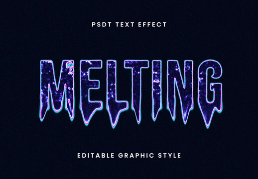 Melting Liquid Text Effect