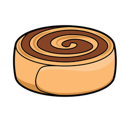 Delicious Breakfast Roll Pastry