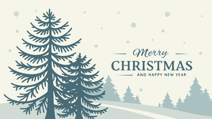 vector illustration of a christmas tree