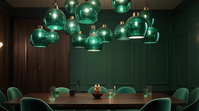 modern dining room