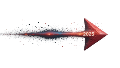 Dynamic Arrow Accelerating Towards the Future Year Two Thousand Twenty-Five