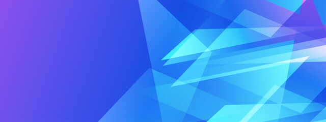 Modern Geometric Background with Overlapping Shapes