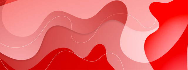Fototapeta premium abstract wavy line background with layered gradient color