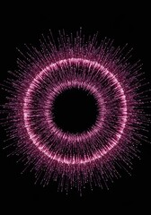Abstract visual of information repetition forming a closed system. Identical data points circulate within a restrictive, isolated boundary ,uniformity ,concept ,communication