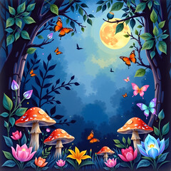 Fantasy Botanical Fairytale Illustration