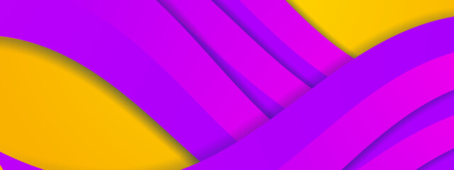 Curve Abstract Design Background in Stylish Gradient Color